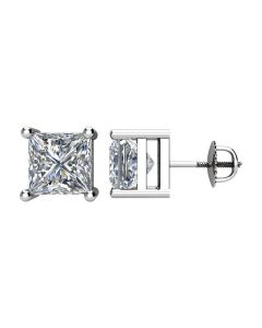 1.00 Carat T.W. Diamond Studs In 14 Karat White Gold - 201740