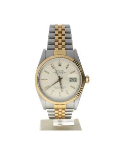 Rolex Datejust 36 Stainless-steel 16013 White Dial Men's 36-mm Automatic-self-wind Sapphire crystal. Swiss-Made Wrist Watch