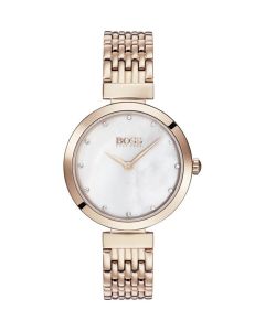 Hugo Boss Classic Stainless-steel 1502480 Mother-of-Pearl Dial Womens 30-mm Quartz Mineral crystal. Wrist Watch