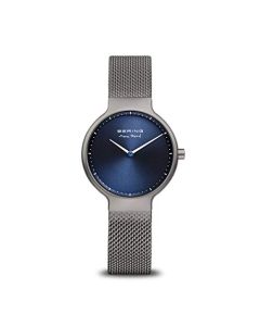 BERING Women Analog Quartz Max Ren? Collection Watch with Stainless Steel Strap and Sapphire Crystal 15531-077, Grey, Bracelet