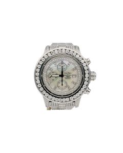 Breitling Super Avenger Stainless-steel A13370 Mother-of-Pearl Dial Mens 48-mm A