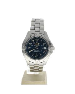 Breitling Colt Ocean Stainless-steel A64350 Black Dial Men's 38-mm Quartz Sapphire crystal. Swiss Made Wristwatch