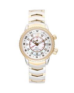 Abingdon Women's Elise Two-Tone Tri-Time Travel Watch EL-TTWO