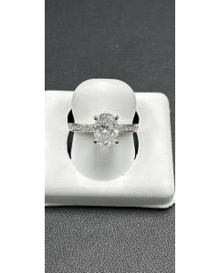 Rings-Side Diamonds, 18k White Gold - 205101