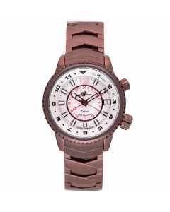 Abingdon Women's Elise Bronze Tri-Time Travel Watch EL-BRNZ