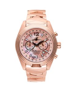 Abingdon Womens Katherine First Class Rose Gold Chronograph ATIS Pilot Watch KA-FCLA