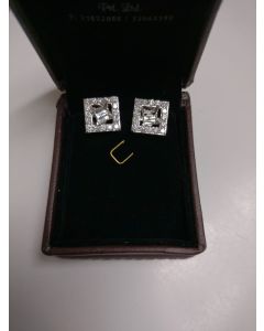 Earrings Diamond  18k White Gold-205220