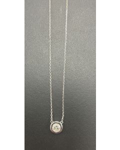 Necklaces Diamond  14k White Gold  EGLUS-205148