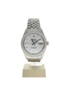 Rolex DateJust 36 Stainless-steel Mother-of-Pearl Dial Men's 36-mm Automatic-self-wind Sapphire Wristwatch-1601
