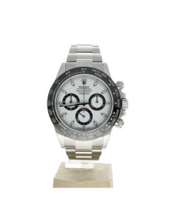 Rolex Cosmograph Daytona Stainless-steel M116500LN White Dial Men's 40-mm Automatic self-wind Sapphire crystal. Swiss Made Wristwatch