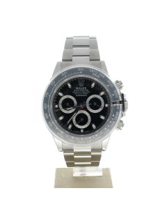 Rolex Cosmography Daytona Stainless-steel 116500 Black Dial Men's 40-mm Automatic self-wind Sapphire crystal. Swiss Made Wristwatch
