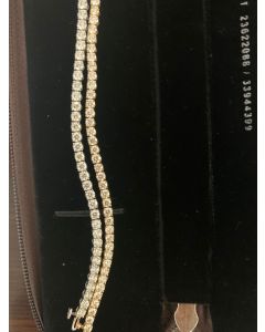Bracelets-Tennis, Diamond 14k White Gold-205513