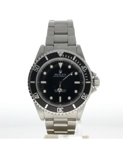 1992 Rolex Submariner (no date) Stainless-steel 14060 Black Dial Mens 40-mm Automatic-self-wind Sapphire crystal. Swiss Made Wrist Watch