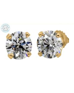 0.30 ct Studs-1/3, Diamond 14k Yellow Gold-205351