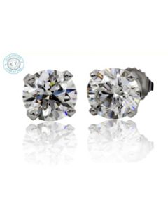 Studs-1 1/2, Diamond 14k White Gold - 206043