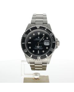 Rolex Submariner Stainless-steel 16610 Black Dial Mens 40-mm Automatic self-wind Sapphire crystal. Swiss Made Wrist Watch