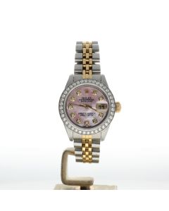 Rolex DateJust 26 Stainless-steel 69173 MOP Dial Womens 26-mm Automatic self-wind Sapphire crystal. Swiss Made Wrist-Watch.