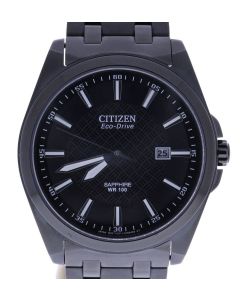 Citizen Eco Drive Stainless-steel E111-S087317 Black Dial Mens 42-mm Quartz Sapp