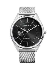 BERING Time Automatic Collection Stainless-Steel 16243-077 Black Dial Mens 43-mm