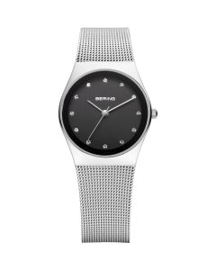 BERING Time 12927-002 Womens Classic Collection Watch with Mesh Band.