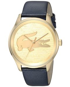 Lacoste Women's 2000996 Fashion Victoria 3h 38mm Brushed Gold Dial Watch