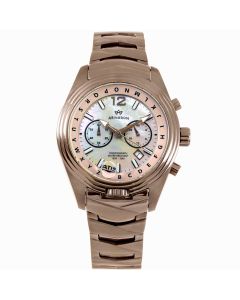Abingdon Womens Katherine Chocolate Chronograph ATIS Pilot Watch KA-CHOC