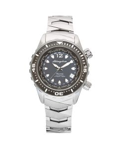 Abingdon Womens Marina Belize Black Automatic Diver's Multifunctional Titanium Watch Set MA-BBLA