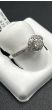 Rings-Halo, Diamond 18k White Gold GIA-205392