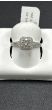 Rings-Halo, Diamond 18k White Gold GIA-205391