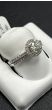 Rings-Halo, Diamond 18k White Gold GIA-205390