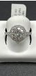 Rings-Halo, Diamond 18k White Gold GIA-205385