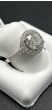 Rings-Halo, Diamond 18k White Gold GIA-205385